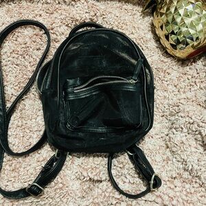 Stylish Black Women's Backpack